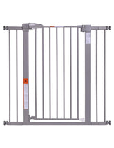 BABELIO 36-inch tall baby gate showing tool-free setup for doorways.