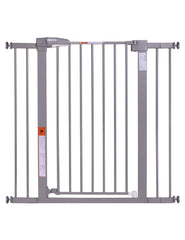 BABELIO 36-inch tall baby gate showing tool-free setup for doorways.