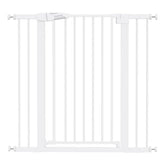 BABELIO 36-inch tall gate panel showing sturdy white metal frame for added containment