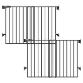 BABELIO baby gate on stairs with adjustable width for versatile openings