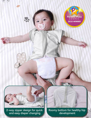BABELIO sleep sack fabric is soft, moisture-wicking and gentle on skin