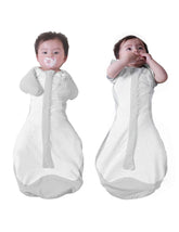 BABELIO baby swaddle with temperature strip shows surface warmth for comfort awareness