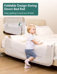 BABELIO bed rail height-adjustable suits various mattresses and bed sizes.