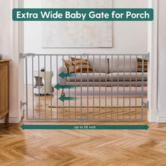 BABELIO gate-auto-close features hands-free closure for smooth passage.