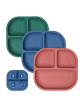BABELIO powerful suction plates grip firmly for mess-free meals on any flat surface