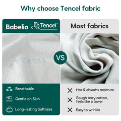BABELIO removable-cover-zipper enables easy washing and quick cover changes.