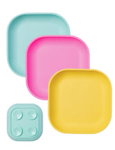 BABELIO suction plate with four suction cups keeps meals tidy on the table