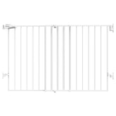 BABELIO wide walk-through door gate enables easy access for adults and pets