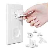 Babepai white 42-pack outlet covers ready for quick childproofing