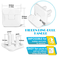 Babepai outlet covers installation step demonstrates quick, secure fit for safety