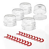 Babepai stove knob covers 5-pack fit modern knobs for child safety during cooking