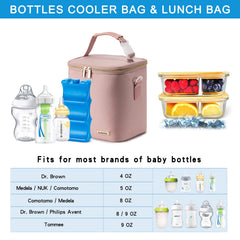 Durable fabric and wipe-clean lining of the BABEYER bag simplify cleanup after busy days.