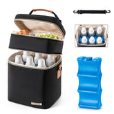 BABEYER breastmilk cooler bag front view for on-the-go feeding and discreet daily use.