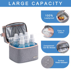 BABEYER bag upper compartment fits pumps and accessories on the go