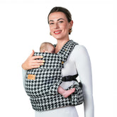 BabieBoo baby carrier front-inward-carry view promotes ergonomic hip support for newborn comfort
