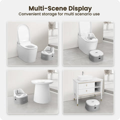Babilous potty trainer seat with wide base for stable sitting.