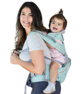 Baby Bells Ring front carry view for hands-free outings with baby ergonomic support