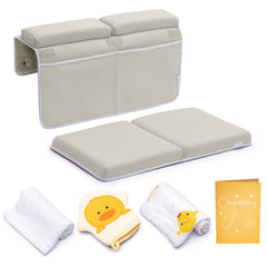 BABY BOOTH bath kneeler pad showing thick cushion for knee comfort during bath time