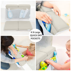 BABY BOOTH kneeler foam closeup featuring 1.7 inch foam and neoprene wrap