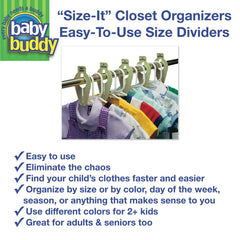 Durable Baby Buddy Size-It plastic is lead- and BPA-free