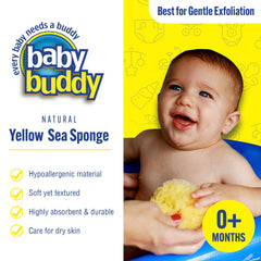 Baby Buddy soft-texture sponge β ultrafine softness for delicate baby skin.