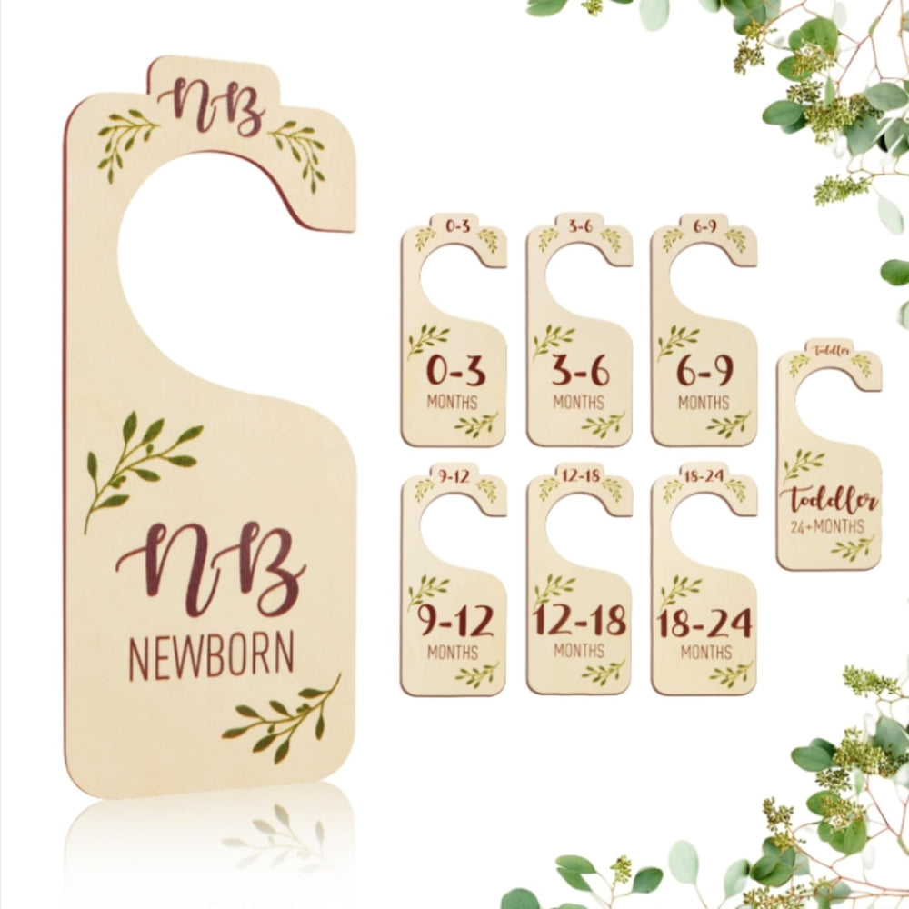 baby closet dividers double-sided-labels keep quick size checks on-the-go.