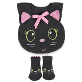 Baby Essentials Halloween cat bib: cute cat-face design for festive mealtime