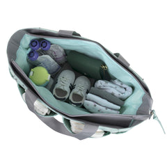 Baby Essentials insulated bottle holder keeps bottles ready for feeding on the move.