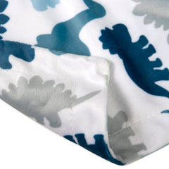 Baby Essentials Minky Animal Snuggler Dino in playpen highlights snuggle-worthy security for toddlers