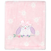 Baby Essentials owl daisy embroidered blanket for soothing bedtime