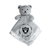 Baby Fanatic NFL bear security blanket logo close-up for comforting snuggles