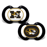 Baby Fanatic Missouri Tigers button pacifier boosts team spirit on outings