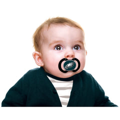 Baby Fanatic plastic shield detail showing durable, team-colored shield