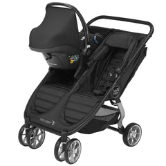 Baby Jogger car seat adapter attaching a Maxi-Cosi seat for safe, fast stroller conversion