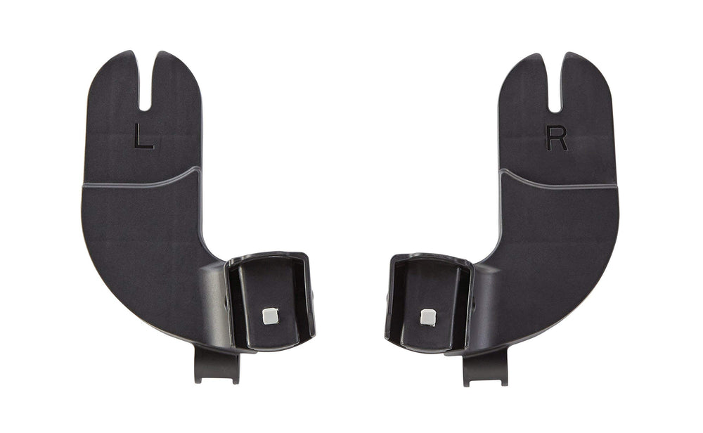 Baby Jogger car seat adapter close-up enabling seamless travel system with City Select stroller.