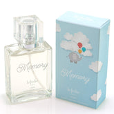 Baby Jolie Memory bottle closeup shows gentle, alcohol-free fragrance for daily baby freshness.