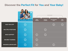 Breeze Baby K'tan hands-free wear demonstrates on-the-go baby proximity