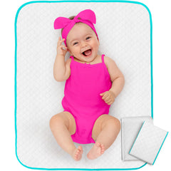 BABY LOOVI diaper changing mat folded showing portability for on-the-go parents.