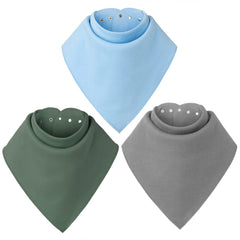 Baby Noah adult drool bib large sky blue keeps clothes dry during meals and activities.