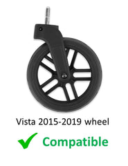 Baby Outlaw front wheels for Vista V2 ensure reliable performance on uneven surfaces.