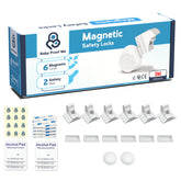 Baby Proof Me magnetic safety lock kit front view for easy childproofing cabinets