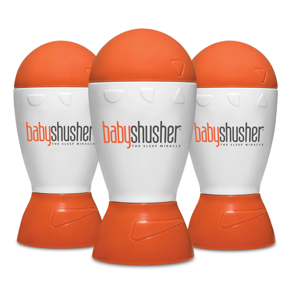Baby Shusher portable white-noise machine calms baby for calmer naps.