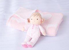 Baby Starters blanket in stroller for on-the-go snuggles and travel