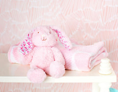 Baby Starters chenille blanket during tummy time for gentle playtime comfort