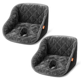 Baby Uma car seat protector 360-degree design keeps seats dry and protected.
