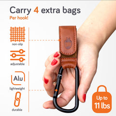 Baby Uma stroller hooks universal compatibility fit on most stroller handles