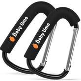 Baby Uma XL stroller hooks securely grip bags on the handle for easy shopping