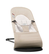 BabyBjörn Bouncer Balance Soft front view shows ergonomic support for tiny neck and back