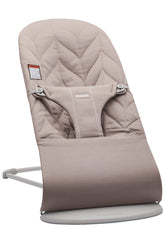 BabyBjörn Bouncer Bliss front view shows ergonomic support for newborns