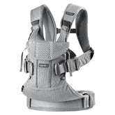 BabyBjörn One Air mesh silver close-carry comfort for baby and parent